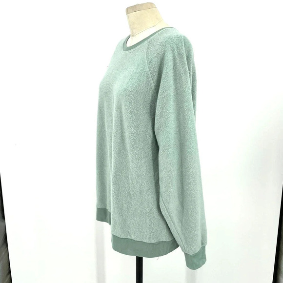 Feat BlanketBlend Crewneck Pullover Sweatshirt Seafoam Green Size Small - Picture 4 of 9